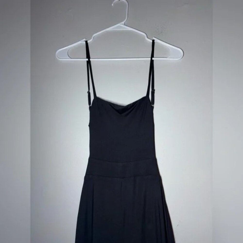 OH POLLY X SEAN Scoop Neck Backless wide leg Jumpsuit in Black size US 0 - Picture 5 of 5